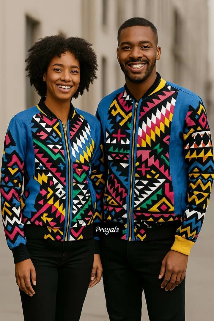 African Print jacket