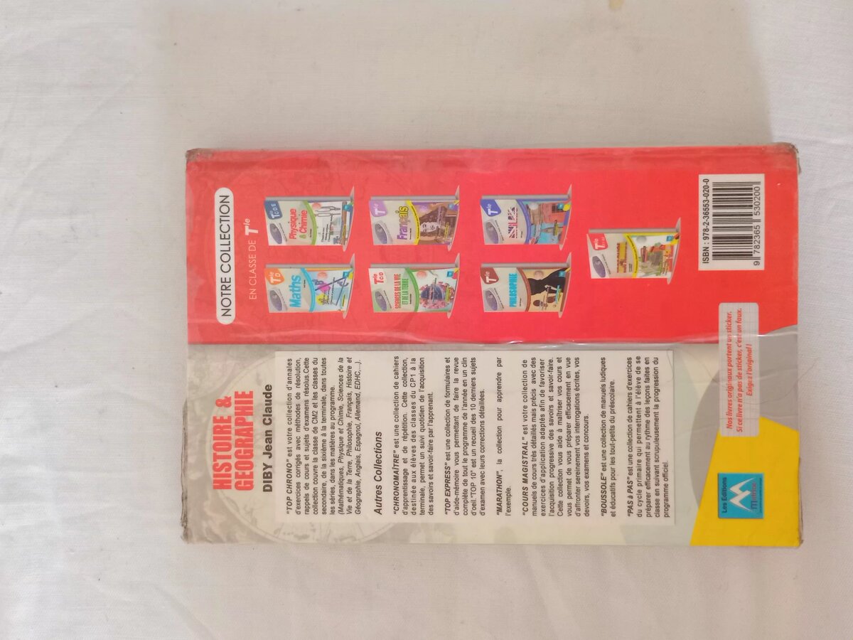 Livre Histoire & Géographie Tle