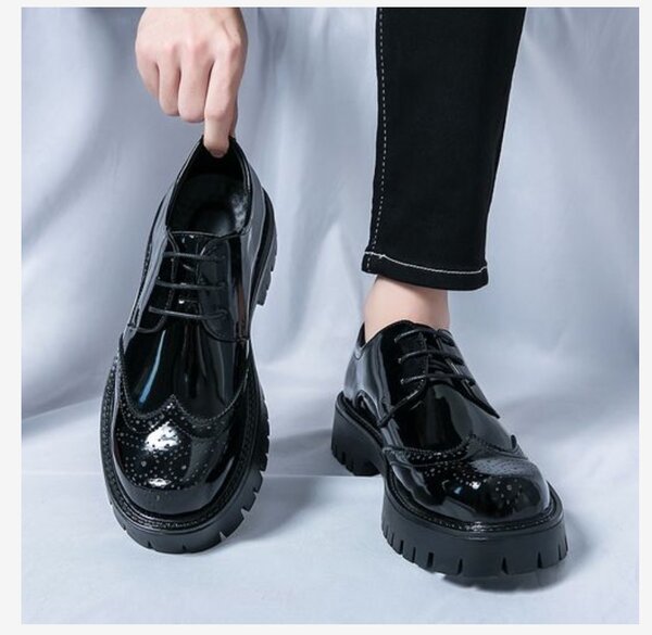 EUR 38-44 New Men's Brogue Lux