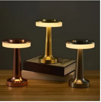 Retro Led Table Lamp Usb Rechargeable Infinitely Dimmable Night Light Camping Light Suitable For Bar Lampbedroom Ambient Light