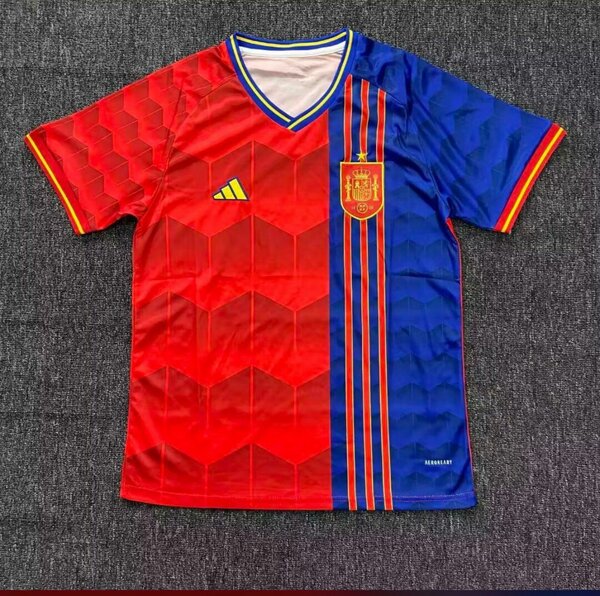 Maillot de foot bicolore