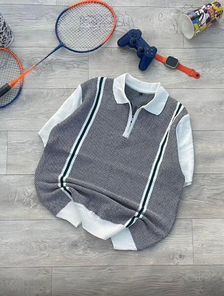 Polo Tricot Manches Courtes Homme