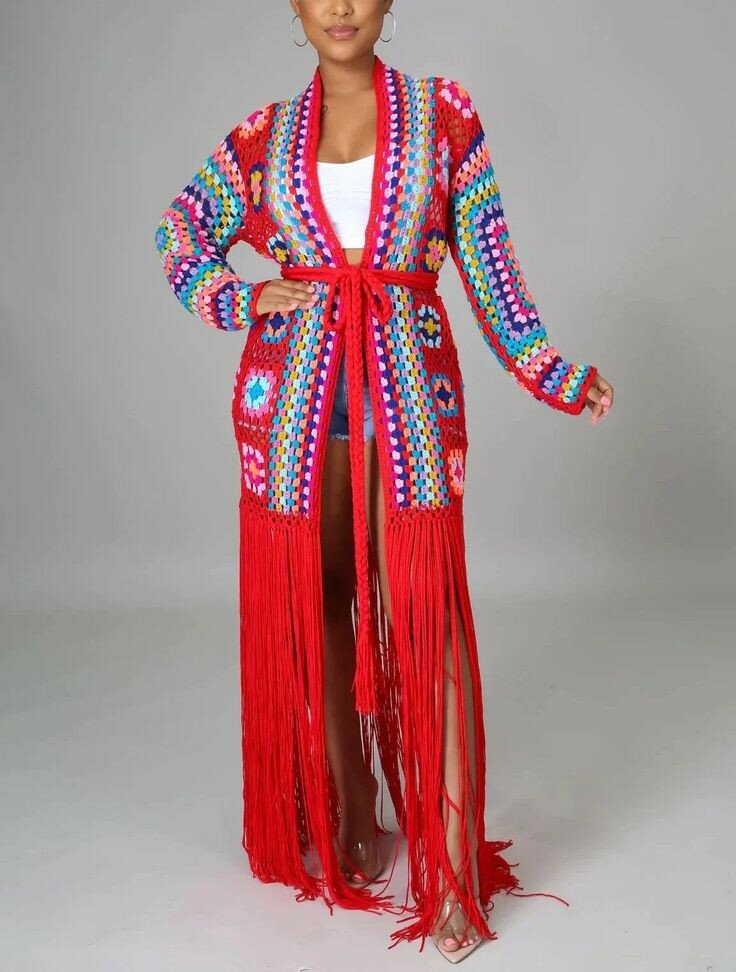 Granny square cardigans