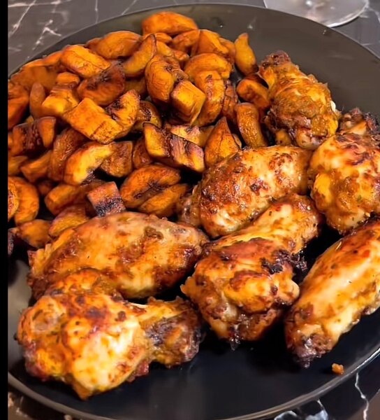 Alloco poulet grillé