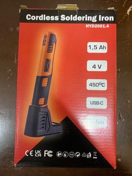 Fer à souder à  chargeur