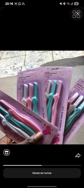 Rasoirs à sourcils multipack