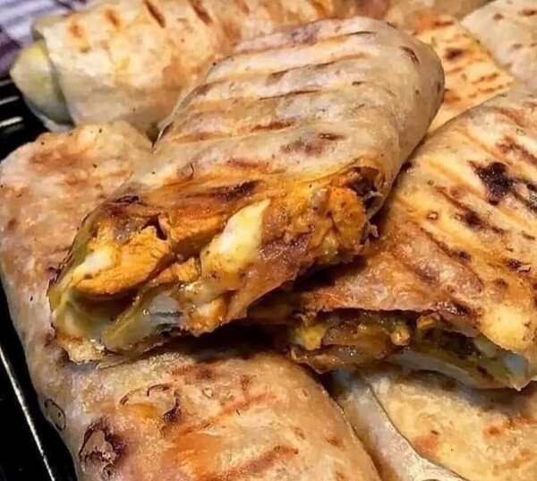 Chawarma au poulet et viande