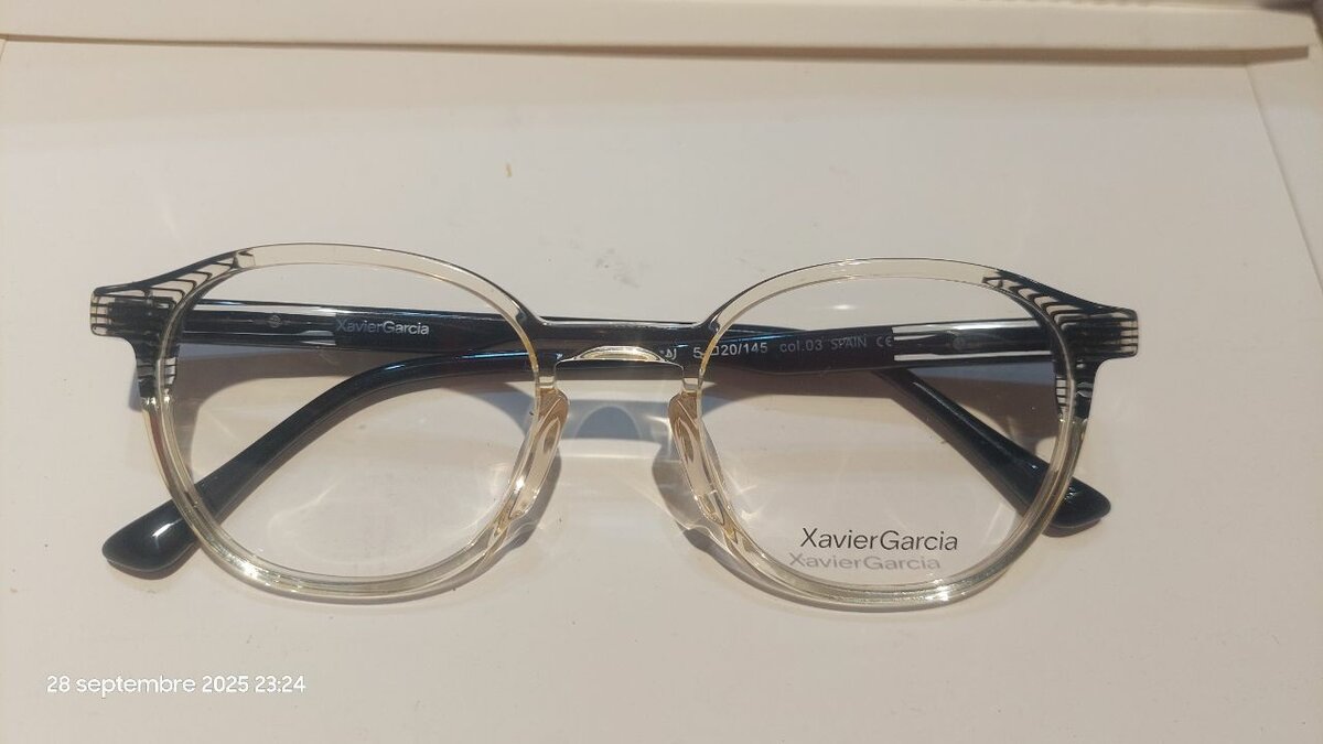 Lunettes Xavier Garcia élégantes