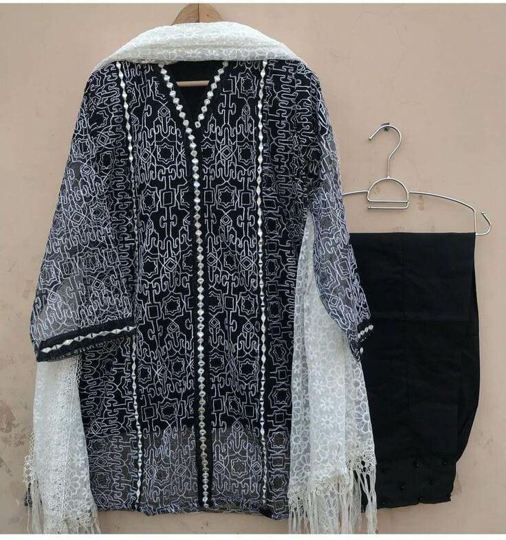 Lawn 3 peace Suit