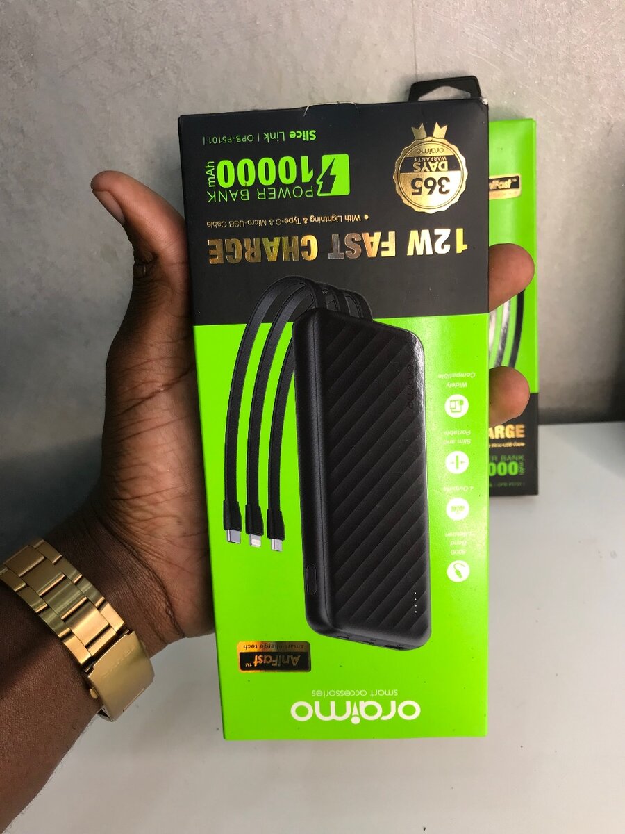 Oraimo powerbanks (10000mAh)