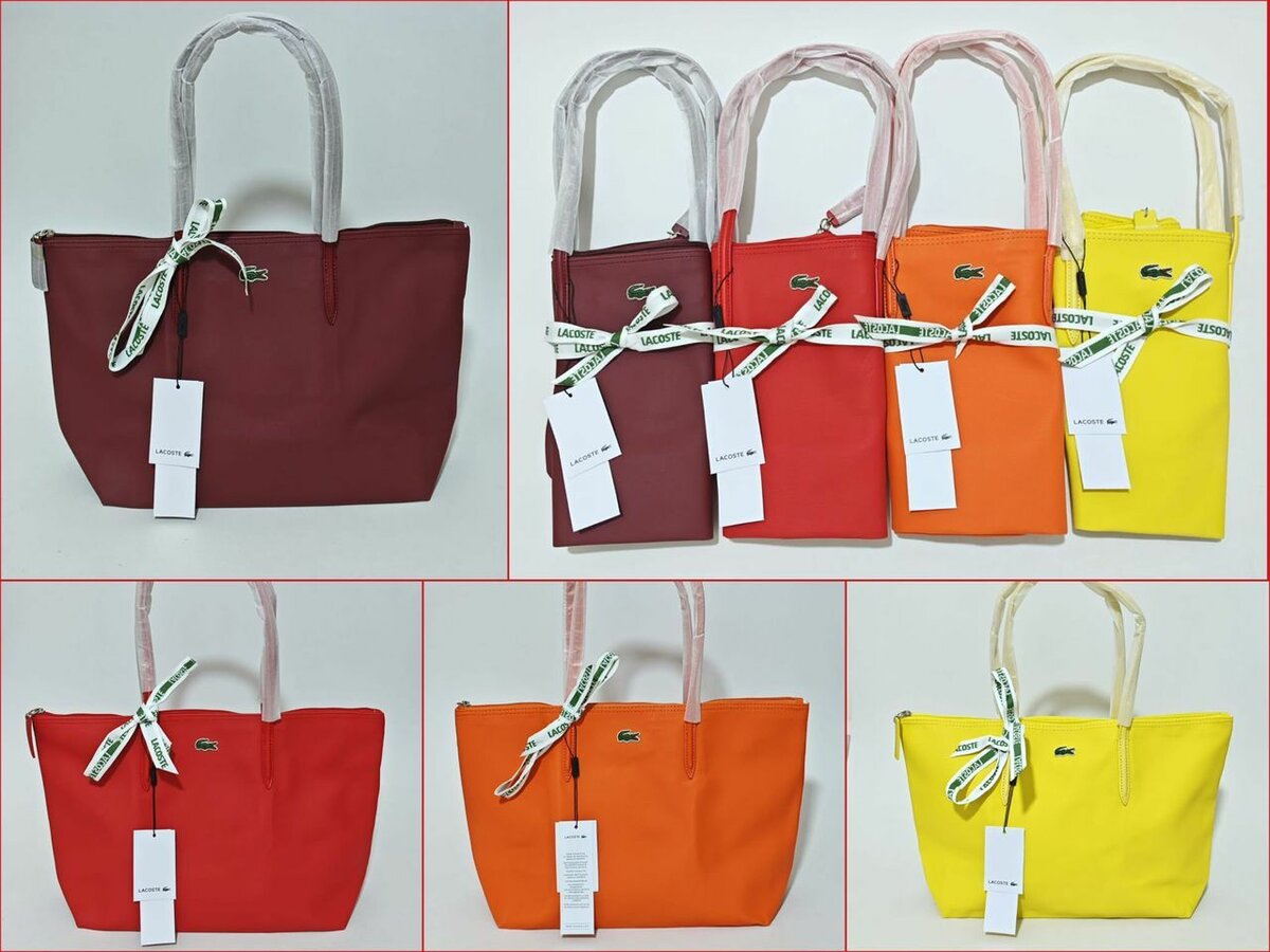 Sac cabas Lacoste coloré