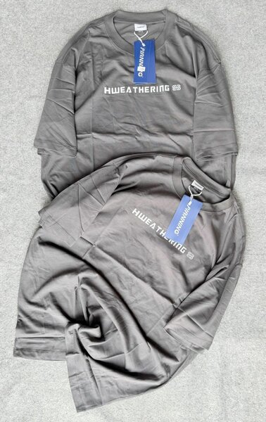 T-shirt en coton gris