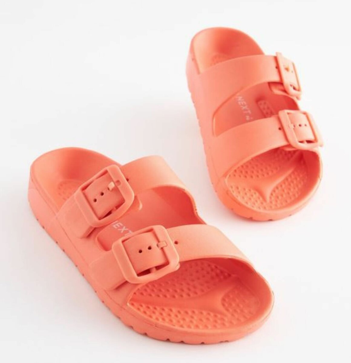 Coral Double Buckle Sandals