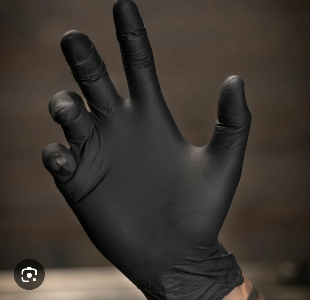 Black Nitrile Gloves