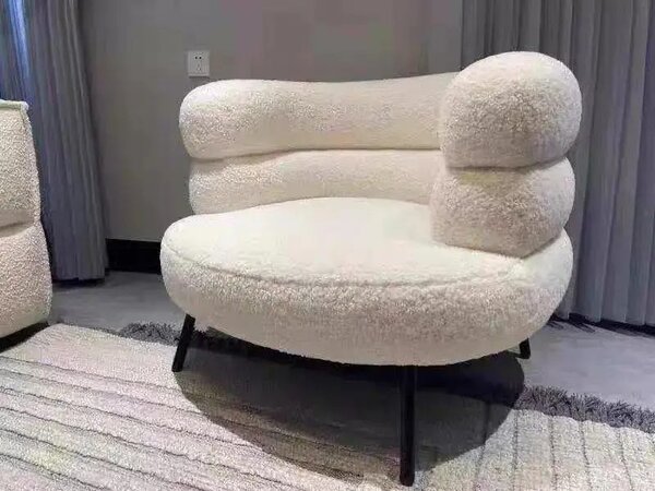Modern Design Velvet Comfy Lounge Chair