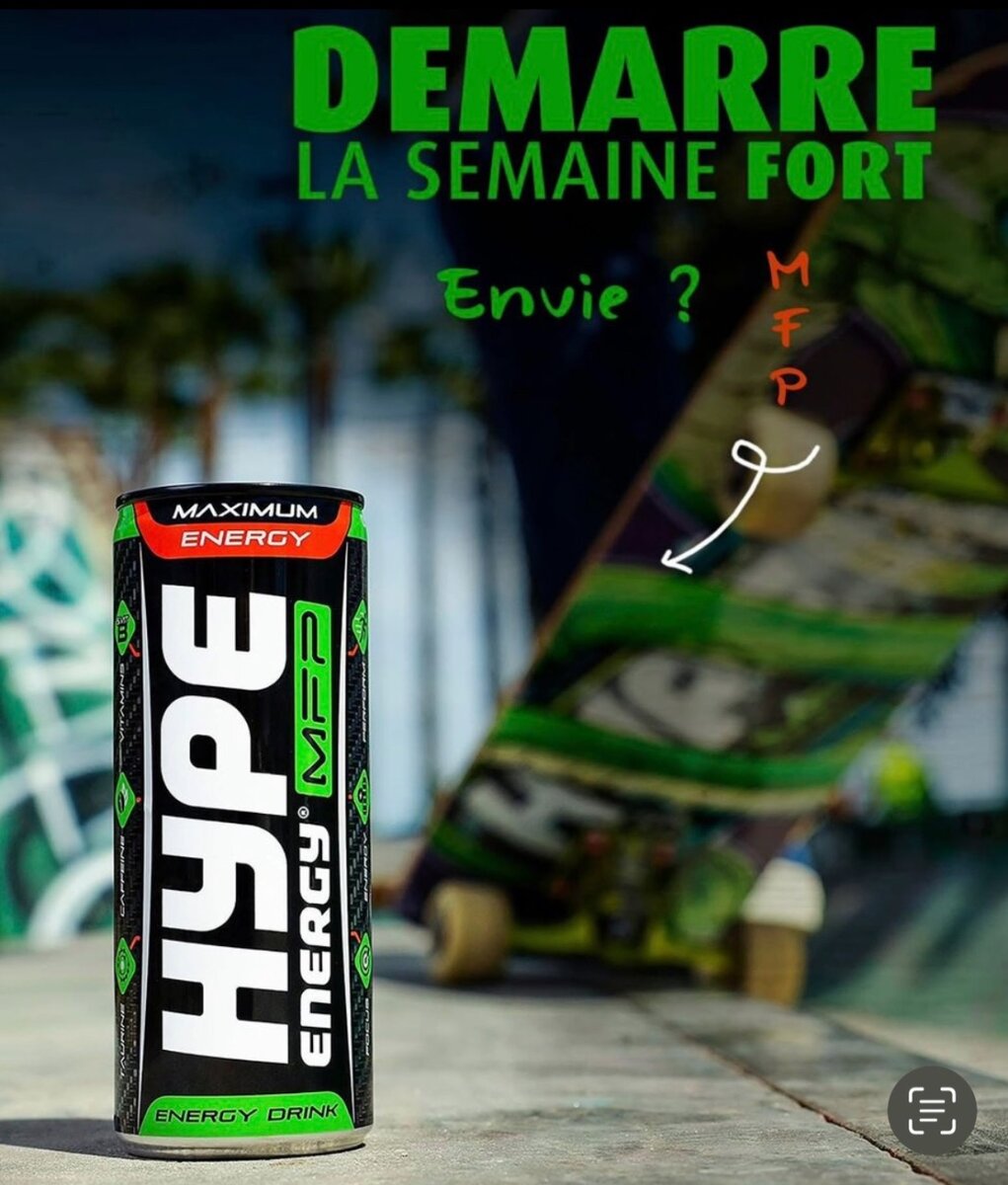 Boisson Énergisante HYPE MFP