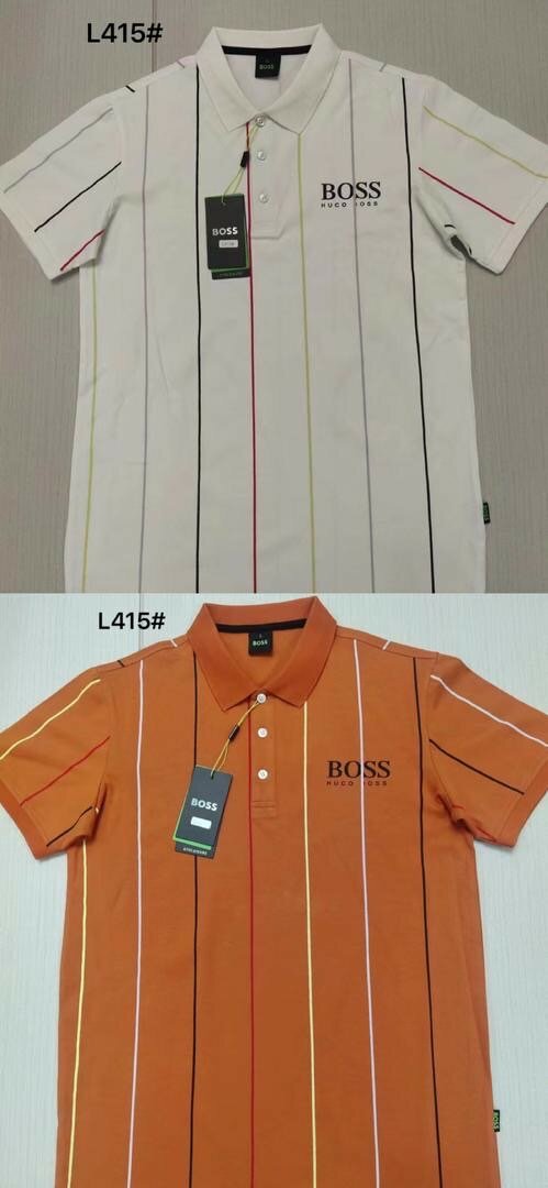 Polo en coton rayé élégant