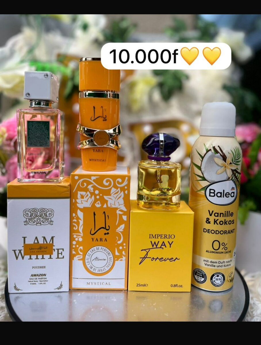 Ensemble Parfums & Déodorants