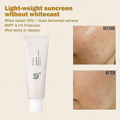 Beauty of Joseon Crème Solaire au Riz SPF50 +