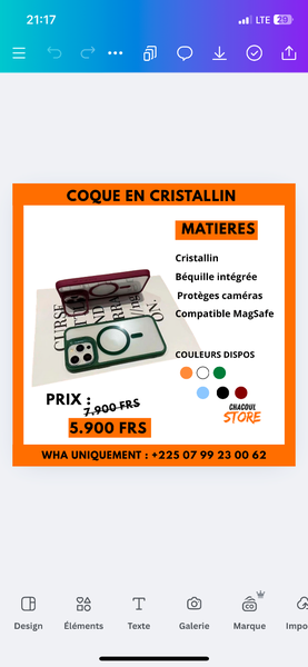 Coque MagSafe iPhone 12