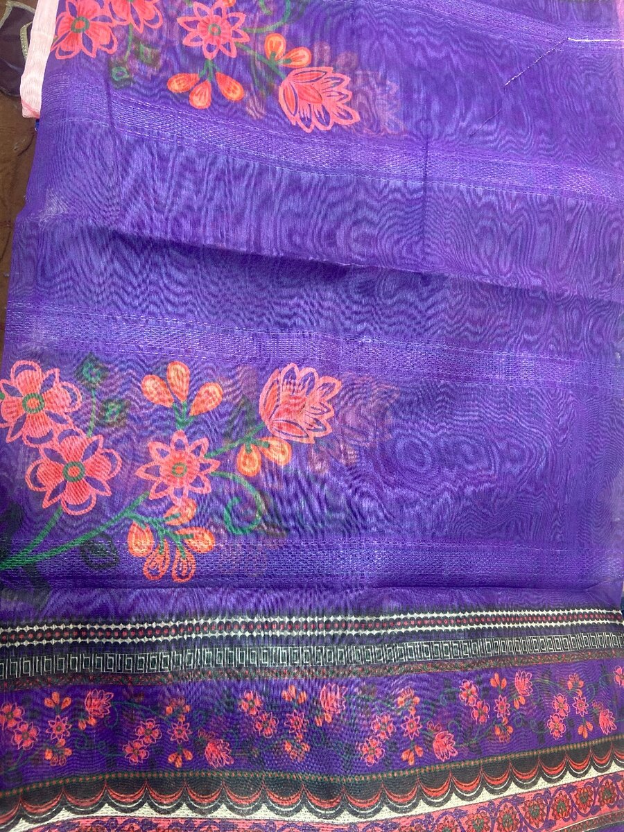 Khadi printed dopata