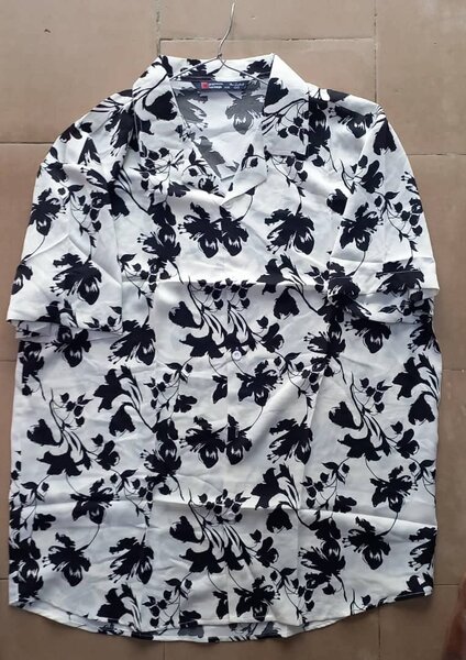 Chemise Vintage Imprimée Homme