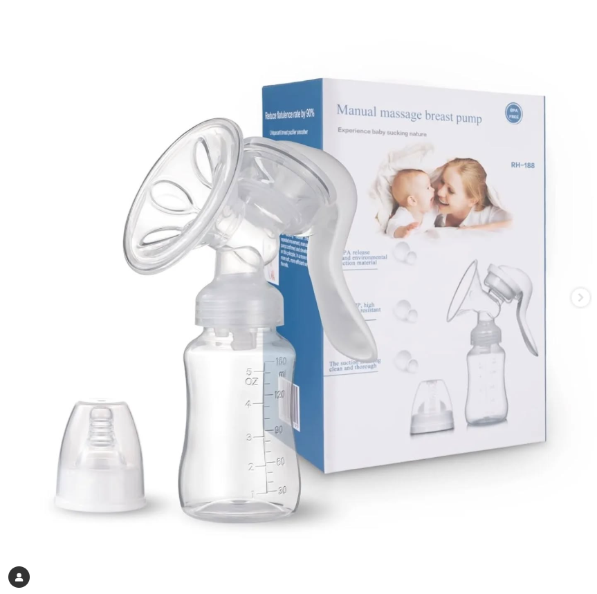 Manual Adjustable Silicone Breast Pump