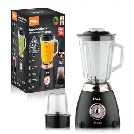 Portable Jug Blender 1000Watt-1.5 L Glass-Multiple Speeds-RA