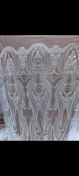 Luxury beaded lace