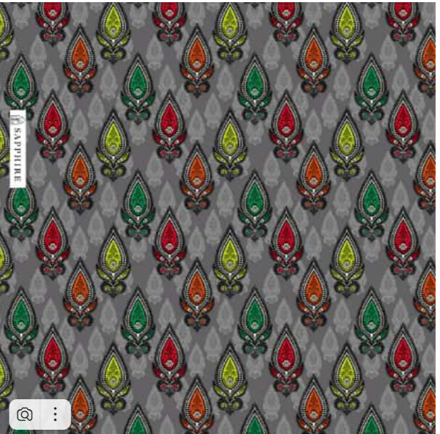 Sapphire 2pc print khaddar