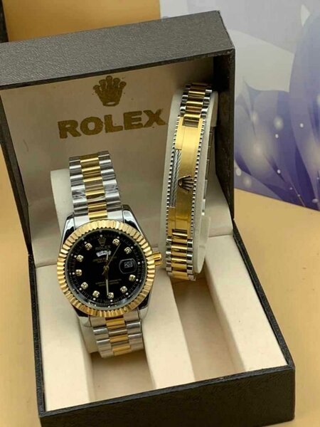 Men's qualities Rolex watch and bracelet