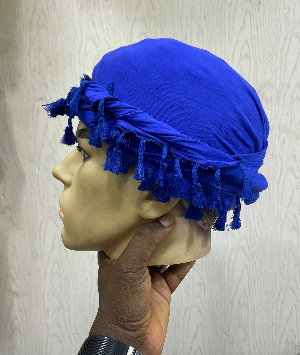 Chèche Tête Unisexe avec Pompons