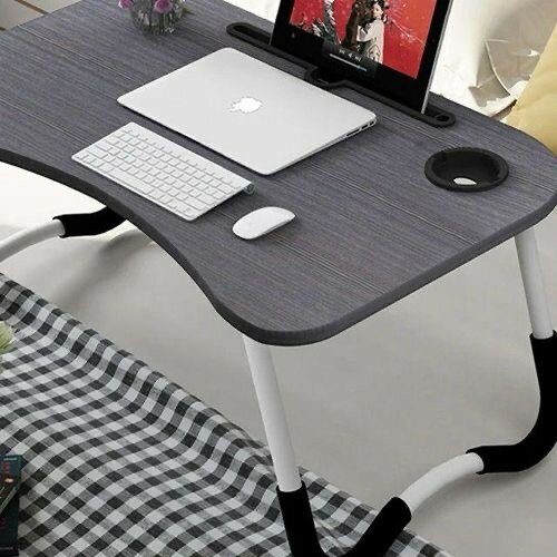 Portable Labtop Computer Table - Black