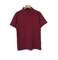 Maroon Polo T Shirt for men - Poly Cotton Collar T Shirt for men