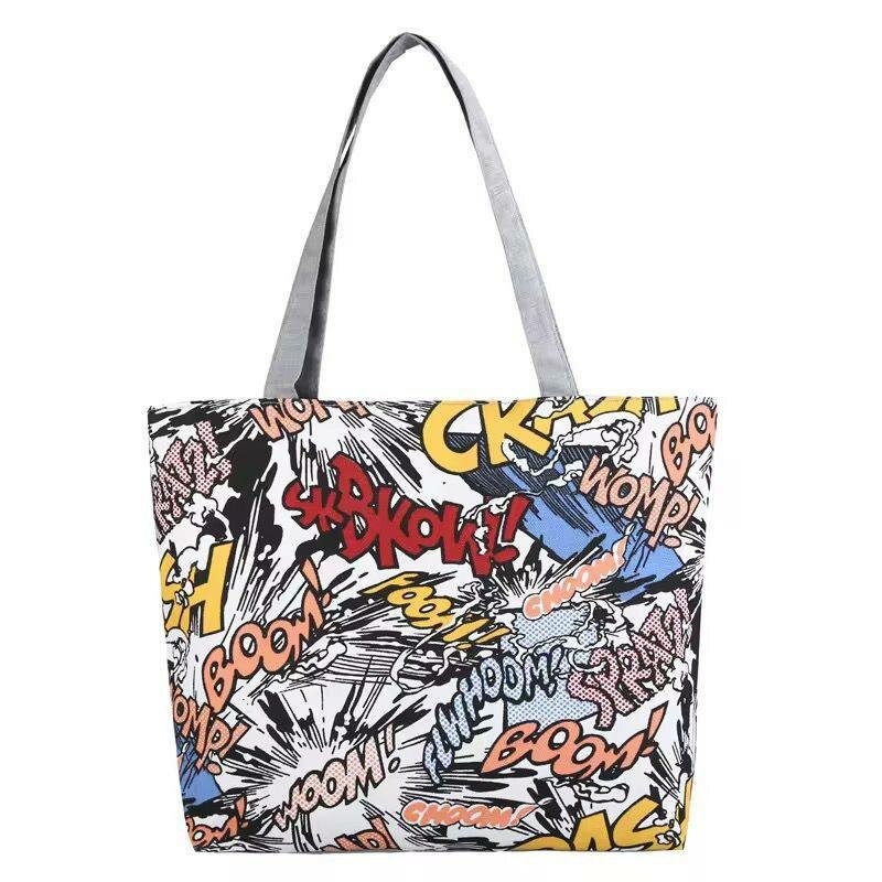 Sac cabas en toile ethnique