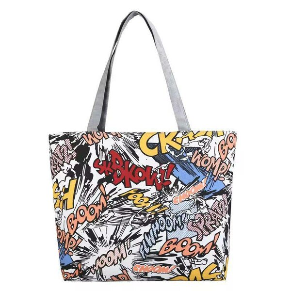 Sac cabas en toile ethnique