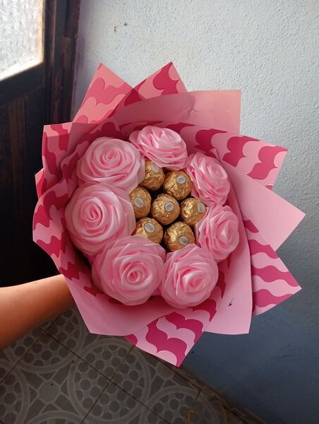 Bouquet floral romantique