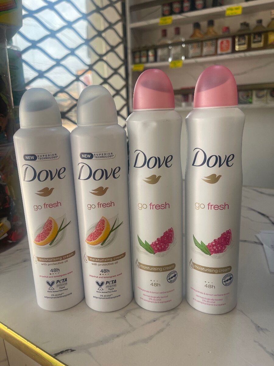 Dove deo spray