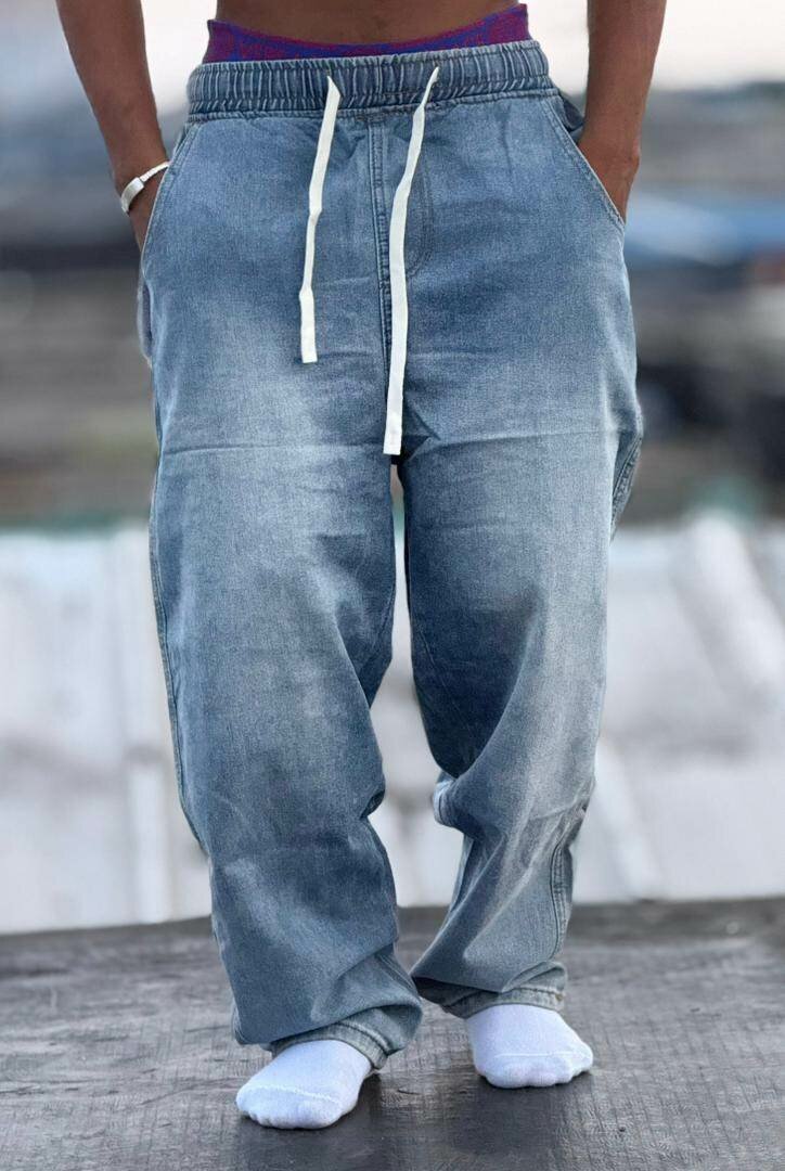 Pantalons de survêtement denim homme