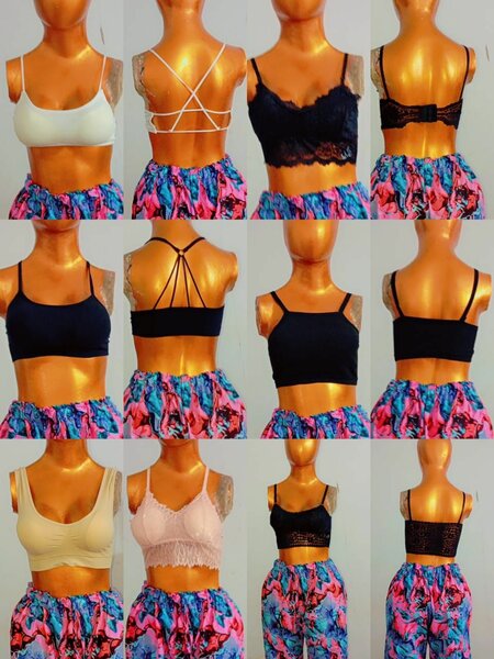 Lot de Bustiers Femme Élégants