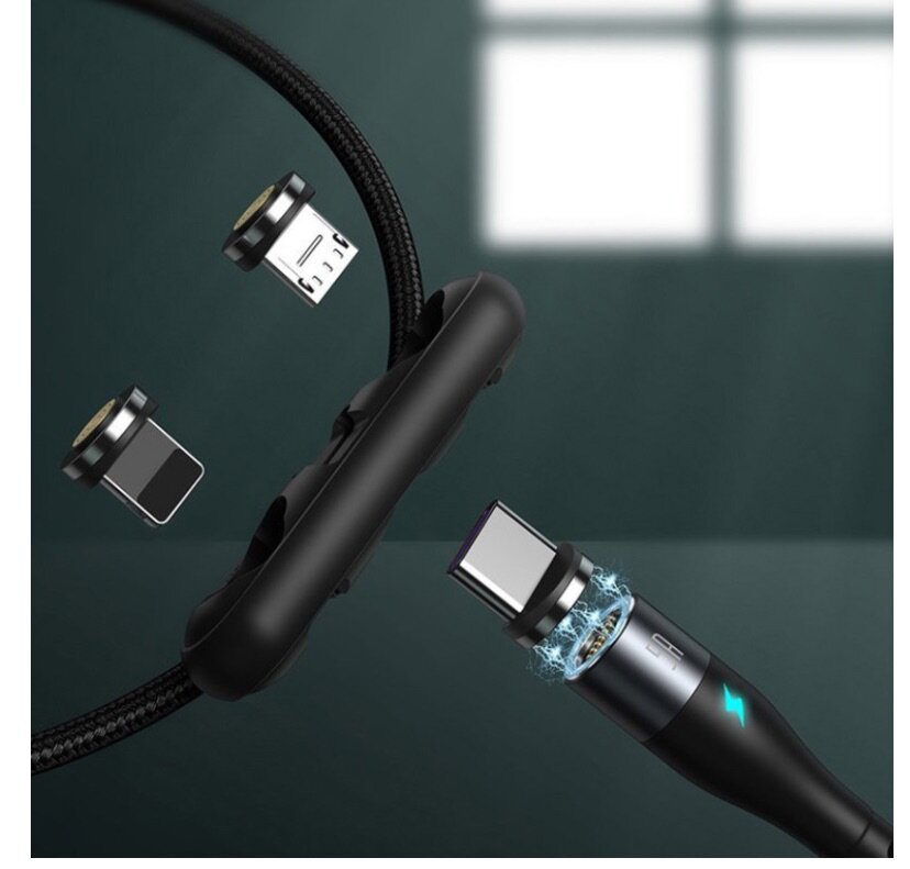 Baseus Zinc Magnetic USB Safe Fast Charging Data Cable CA1T3