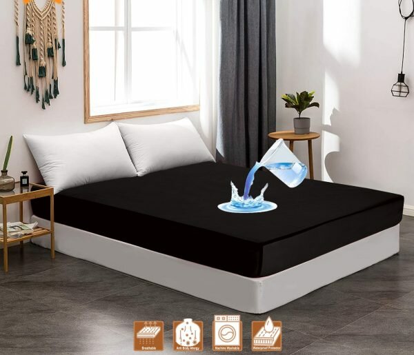 100% Waterproof Mattress Protector Cover - Made of Polish