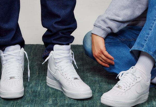 Triple white Nike Airforce long