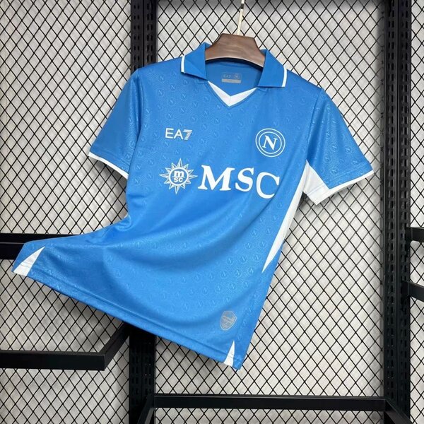 Maillot de football bleu EA7