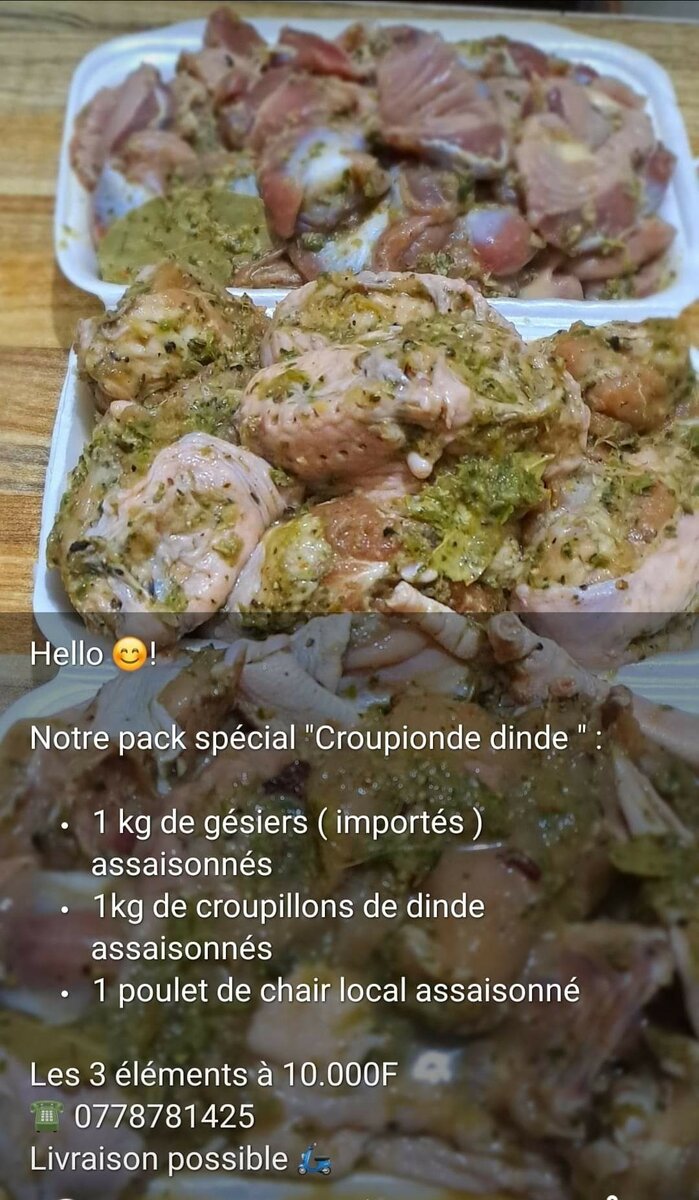 Pack spécial "Cui de dindon"