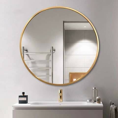 Miroir rond de salle de bain