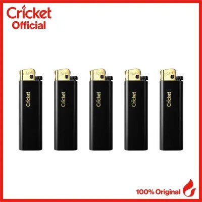 Cricket Lighters Limited Edition Flint Mini Black Gold Black & Gold Series - 5 Pcs (Online Exclusive) Cricket Lighters Limited Edition Flint Mini Black Gold Black & Gold Series