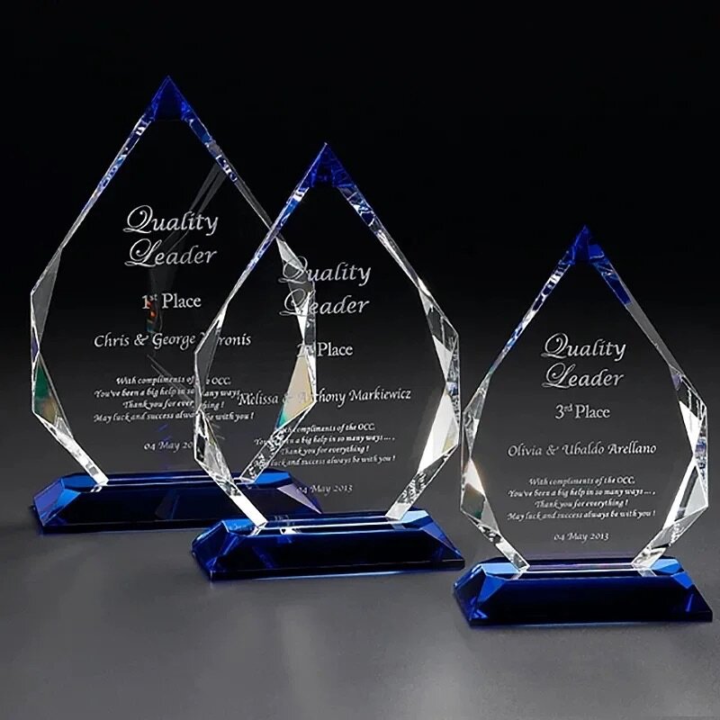 Award Crystal Plaque