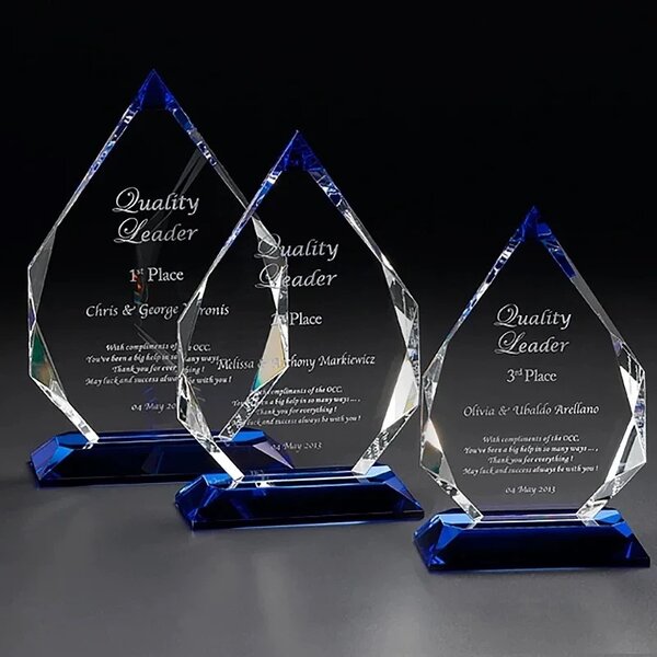Award Crystal Plaque