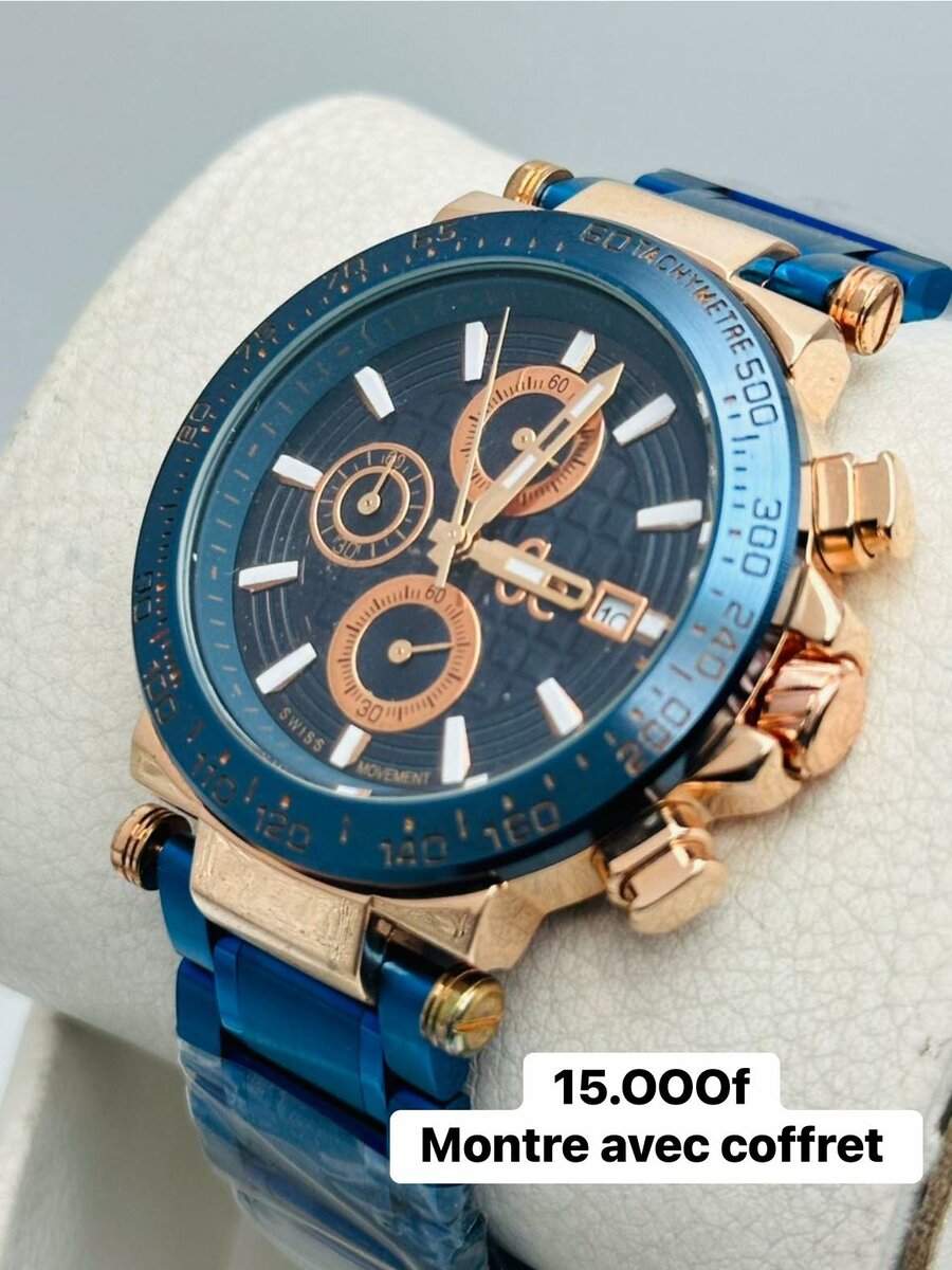 montre-bracelet CG bleu